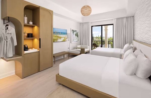 St. Pete Beach Hotel | Queen/Queen Room with View and Balcony at The Hotel Zamora, Free Parking