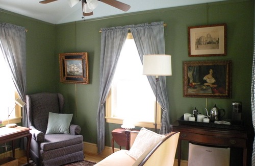 Flat Rock Apartment | Queen Suite in Historic House, Private Entrance