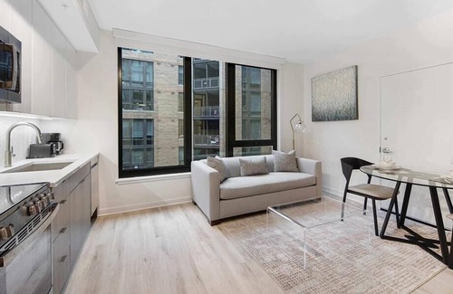NoMa Hotel | Quiet 1BR in NoMa, Gym, Pool & Just a Short Walk from Everything
