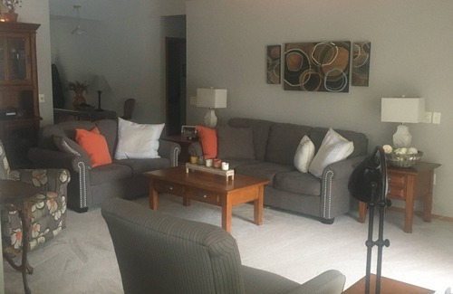 Oshkosh Condo | Quiet, 3 bedroom, 3 full bath, end unit condo.