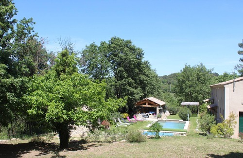 Saint-Victor-des-Oules House | Quiet, Clim, not overlooked, HEATED SWIMMING POOL, 10min from Uzès for 10 and 4 eft.