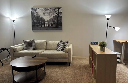 Buford House | Quiet, Cozy Bedroom + Living Room in Buford with AC
