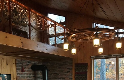 Sweden House | Quiet lakefront home with private beach near Bridgton, ME