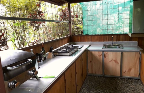 Ojochal Ski Chalet | Quiet litthe house in a big Garden near the services