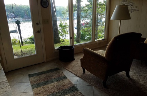 Gravois Mills House | Quiet location, beautiful lakefront home in a cove. Private covered boat dock!n