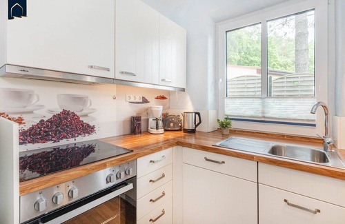 Korswandt House | Quiet vacation home in Korswandt in the countryside - with garden, fireplace & infrared cabin