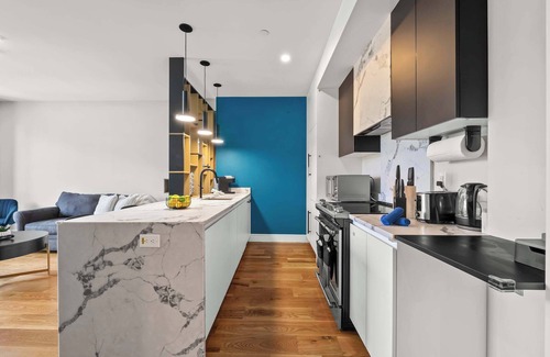 Bedford-Stuyvesant Condo | Quincy Place by Rove | Patio & Shared Courtyard