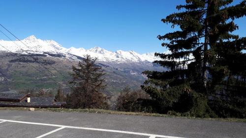 Bellentre Apartment | Résidence Le Domino - Studio avec vue sur le Mont Blanc MAE-5264
