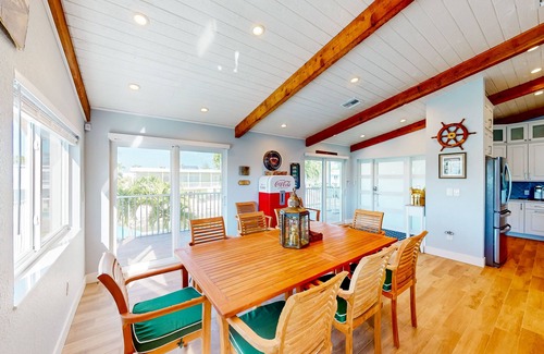 Islamorada House | Radiant waterfront retreat with remarkable views, patio, tennis court, & grill