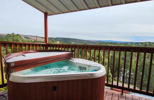 Ruidoso House | Rain Dance Retreat: Updated 2 Bedroom, 2 Bath Cabin with a Private Hot Tub and Views For Days!