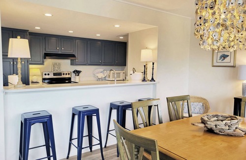 Litchfield by the Sea Condo | Raised Beach Townhouse, Lake and Creek Views, Hammock, Easy Walk to Beach, Pool