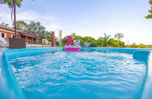 Buriti Alegre Villa | Rancho Colonial 6 suítes acesso ao Lago das Brisas