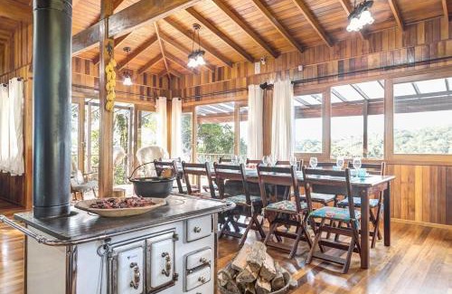 Rancho Queimado House | Rancho do Canarinho, Fogão à Lenha, 4QT com Vista