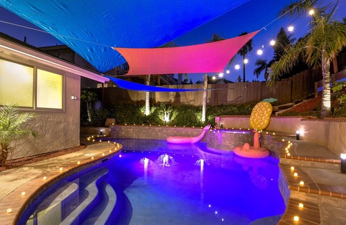 Rancho San Diego House | Rare SD Property! Heated Pool/Jacuzzi/Fire Pit!