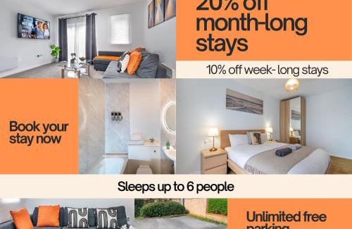 Reading Apartment | Reading 2-Bed Apartment & Parking