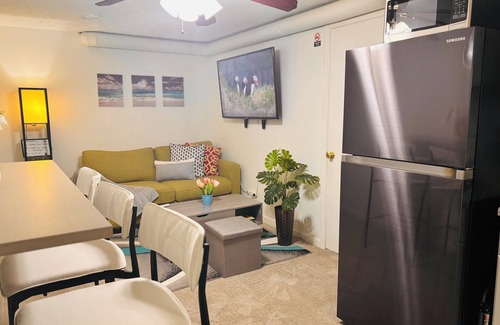 Lawrenceville House | Rear Entry Basement Suite Bliss Firepit Nights & Comfort Stay
