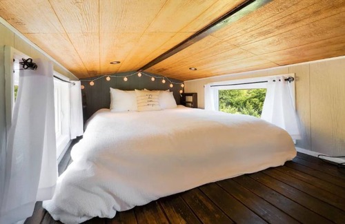 Wildwood House | Redbud Tiny Home with a Hot Tub and Mountain Views