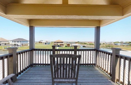 Galveston House | Redfish Tower: 3 BR, 3 BA House in Pt. Bolivar, Sleeps 8