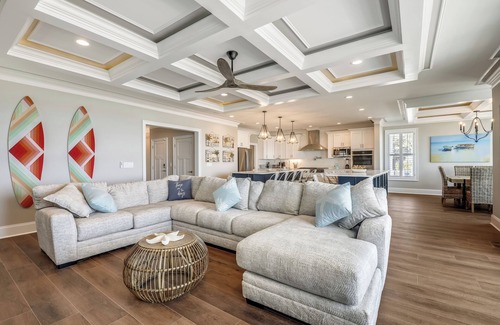 Atlantic Beach House | Reduced Rates @ Bailey's Lighthouse - Luxury Ocean Front Home - Pool, Hot Tub, Game Room - 7 Bed/7.5 Bath