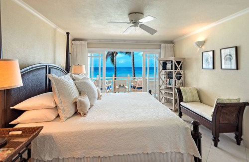 Reeds Bay Condo | Reeds Penthouse 13 | Beach Front - Located in Tropical Saint James with House Cleaning Included