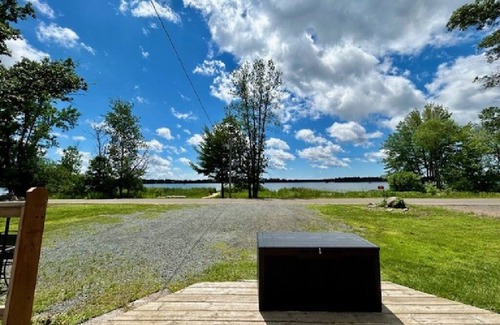 Clayton House | Reflections Retreat on Lake Magnor in Clayton, WI with beautiful lake view