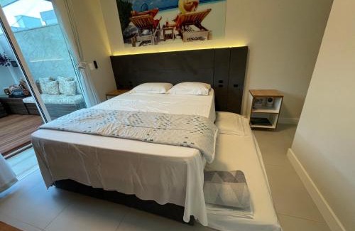 Governador Celso Ramos Apartment | Refugio de Palmas Sc 600mt da praia, banheira, piscina, rede