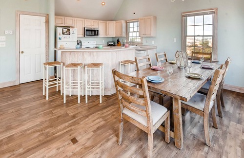 Rodanthe House | Relax at Brightwaters! Oceanview Dog Friendly w/Hot Tub and Close Beach Access