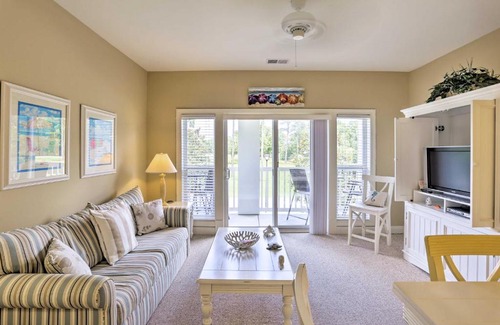 Carolina Forest Apartment | Relax by Pool and Golf Chic Myrtle Beach Condo