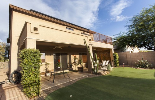A-M Ranch House | Relax in comfortable energy of 3Bd 3Ba Golf Course View, doggy door, pool table
