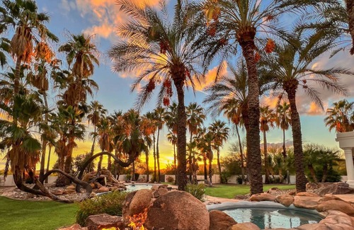 Cactus Acres Villa | Relax in luxury at our 7-bed, 5-bath estate with rooftop deck, pool, and more!