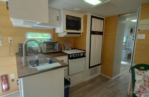 Murphy House | RELAX, NO EXTRA FEES for pets or cleaning. LUXURY Glamping in the woods!