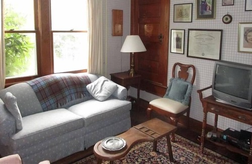 Eagles Mere Cottage | Relax on the covered front porch at "Allegheny" in Eagles Mere