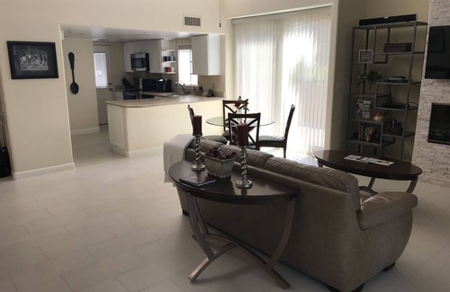 Palm Desert Condo | Relax On The Patio and Enjoy The Golf Course View!