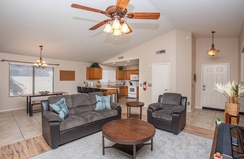 Roseview House | Relaxing Home w/Private Yard & Free-Flowing Layout