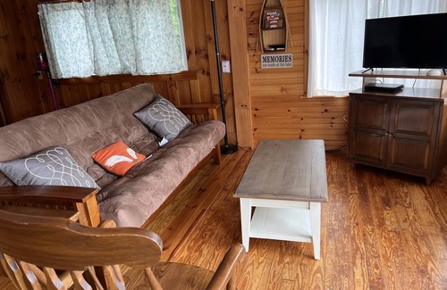 Westmore Cabin | Relaxing lakeside living nSandy beach right on the water Family friendly