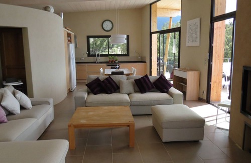 Mons Villa | Relaxing villa for 8 people with heated 24m pool and panoramic view