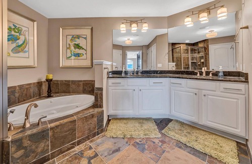 Westlake Corner Condo | Remmy's Place - Luxury walkable condo with lake/mountain views, fireplace & pool