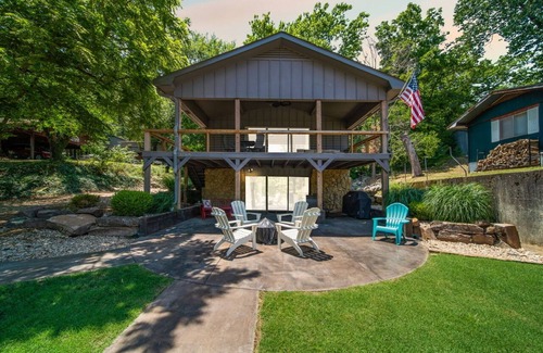 Grove Cabin | Remodeled cabin on Grand Lake with boat slip and boat dock. Pet-Friendly!