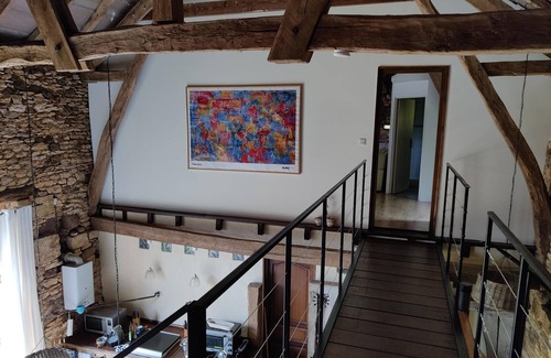 Frayssinet-le-Gelat House | Renovated barn in 1823 farmhouse. Garden and shared pool.