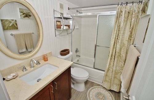 Point East Condo | Renovated Beach Condo with Views of Non-Driving Beach and Pool!