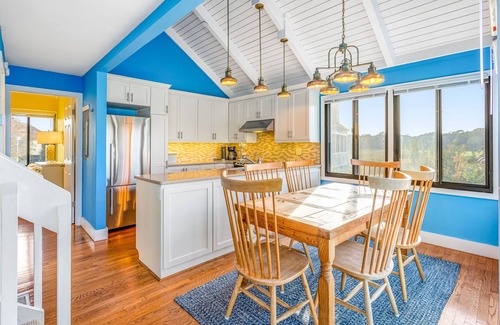Sealoft Villas Cottage | Renovated dog-friendly home with decks, marsh views & Seabrook amenity cards