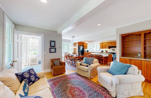 Brunswick Other | Renovated farmhouse on an acreage with grill, four-bedrooms, & W/D - river views