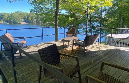 Farwell Cabin | Renovated lake cabin w/raised deck & screened in porch, close to town & skiing!