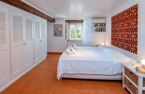 Koutsi Villa | Renovated traditional house with pool and sea views: Olive Grove House