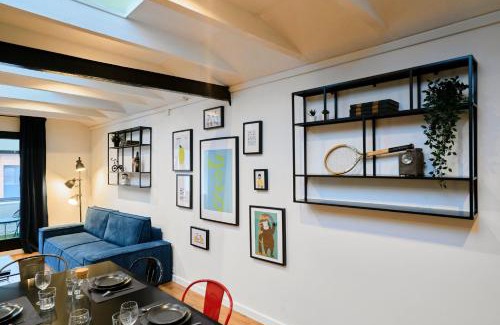 Tourcoing Apartment | Renovated two-bedroom loft veranda