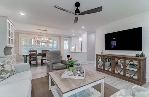 Isle of Palms House | Renovated, Very Modern Beach Home on Quiet Street, Close to Beach & Marina!