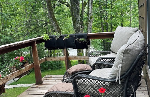 Georgian Bay Cottage | Renovated water front cottage w/firepit, multi level decks & screened in porch.