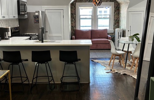 West Side Apartment | Renovated1-bedroom apartment on quiet block close to NYC in Jersey City.