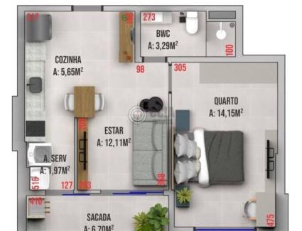 Foz do Iguacu City Centre Apartment | Residencial Miró apartamento 53 centro
