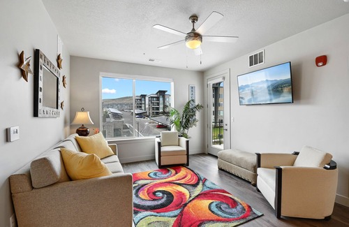 Herriman Apartment | Resort-Like Location! 3rd Floor Walk-Up! 100% Solar & EV Chargers Availablel